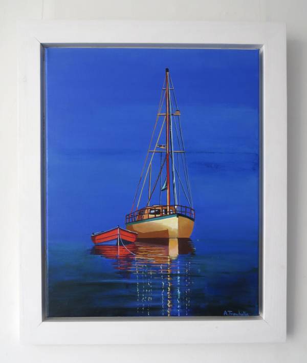 - Acrylic on Canvas, Painting by Alicia Trewhella, measuring 50 x 40 cm (H x W) framed at 60 x 50 cm £495